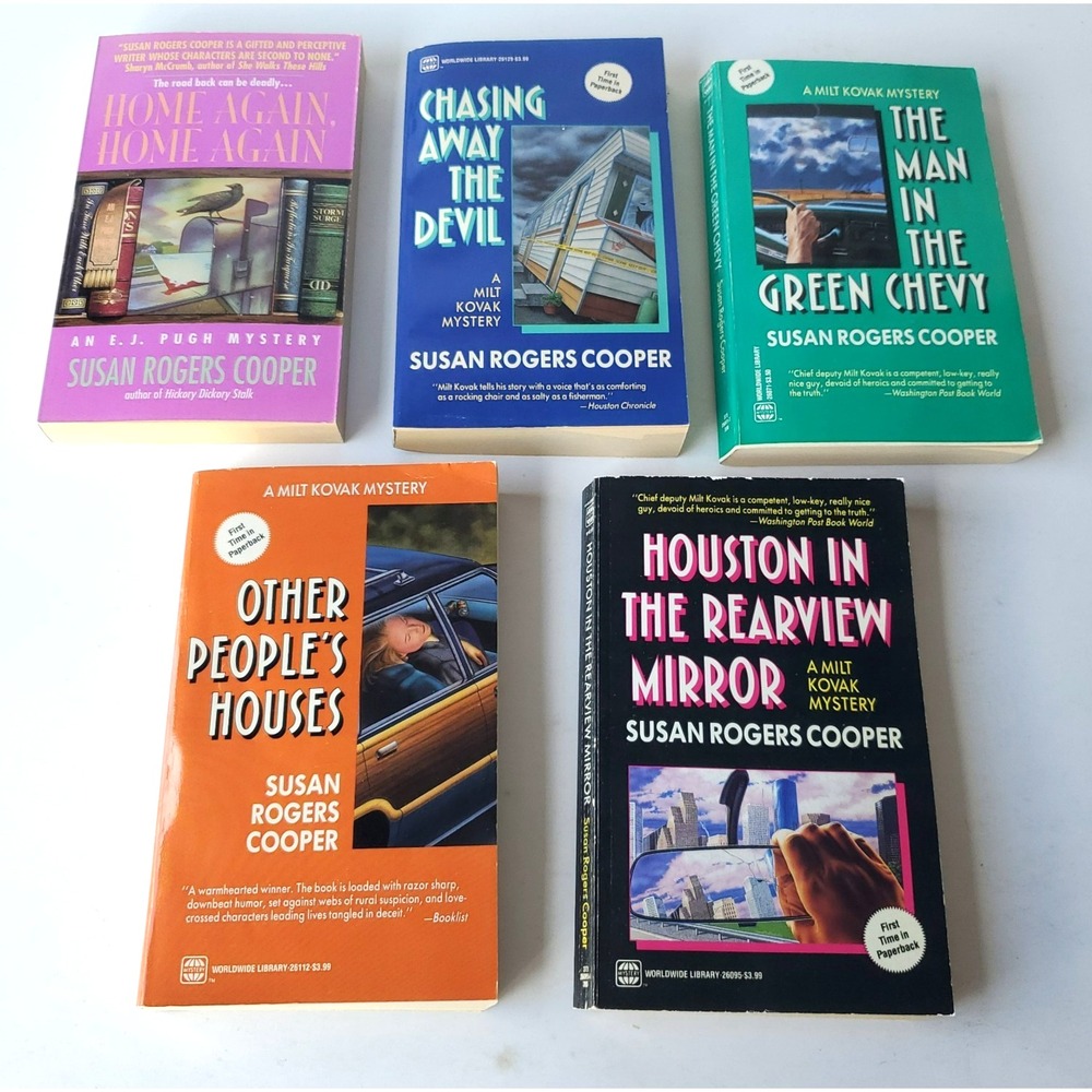 Susan Rogers Cooper Mystery Lot of 5 PB Books VTG Others People's Houses